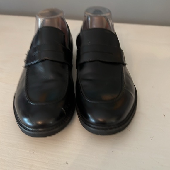 Steve Madden Nyleo Black Vegan Rubber Sole Penny Loafers Size 8.5 main image 5